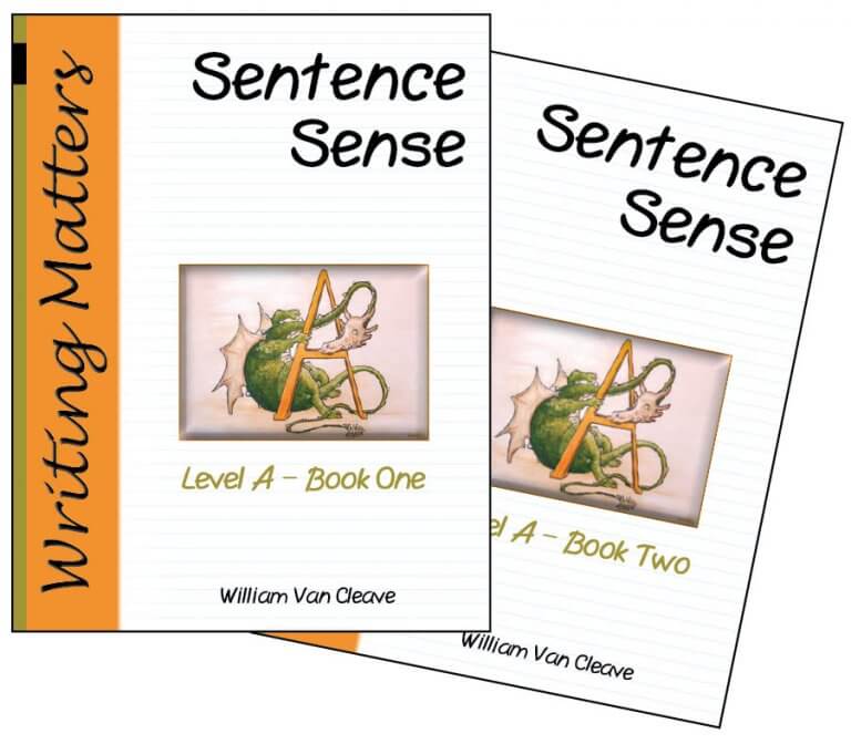 sentence-sense-work-book-level-a-book-one-book-two-william-van-cleave